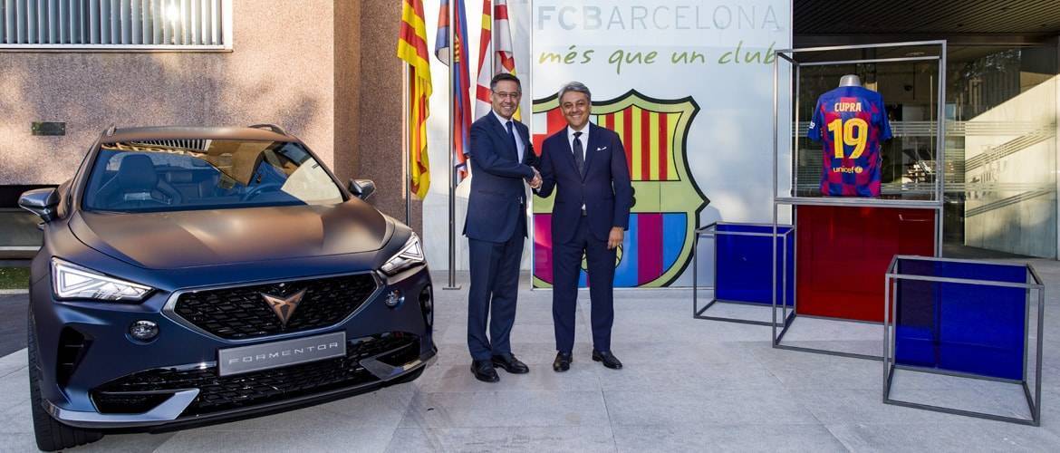 CUPRA annonce une alliance mondiale avec le FC Barcelone