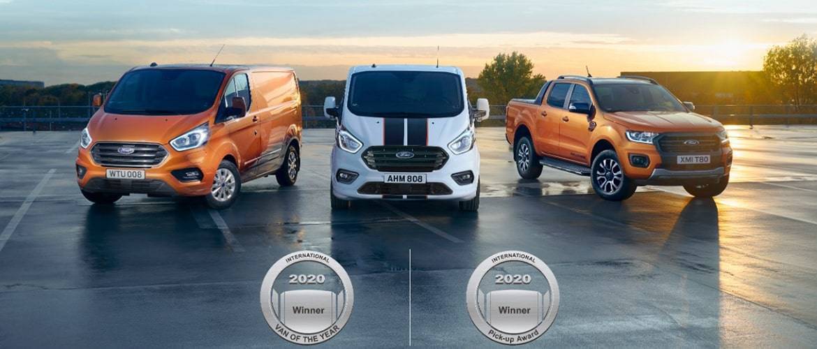 Ford réalise le doublé en Europe, utilitaire et pick-up de l’année 2020