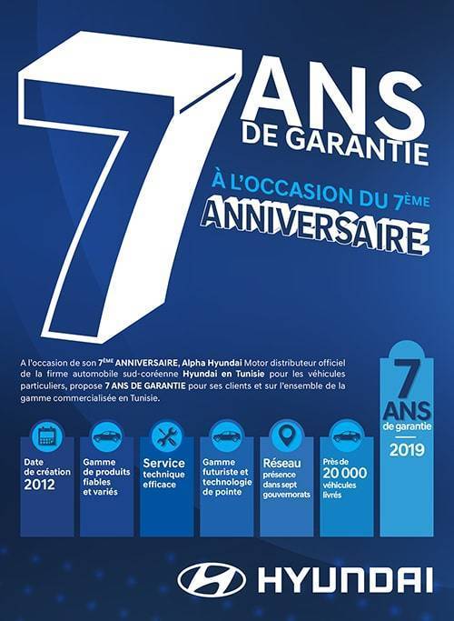 7 ans garantie Hyundai