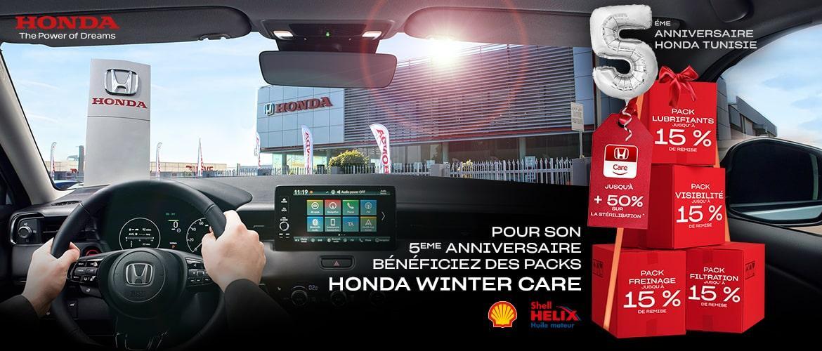 HONDA fête son 5 ème anniversaire et  récompense ses clients