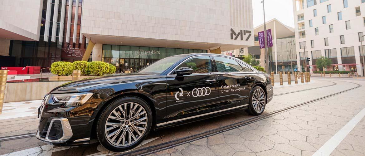 Audi Qatar fournit des services de chauffeur privé pour Qatar Creates