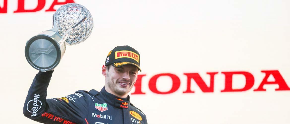 Max Verstappen sacré champion du monde de formule 1
