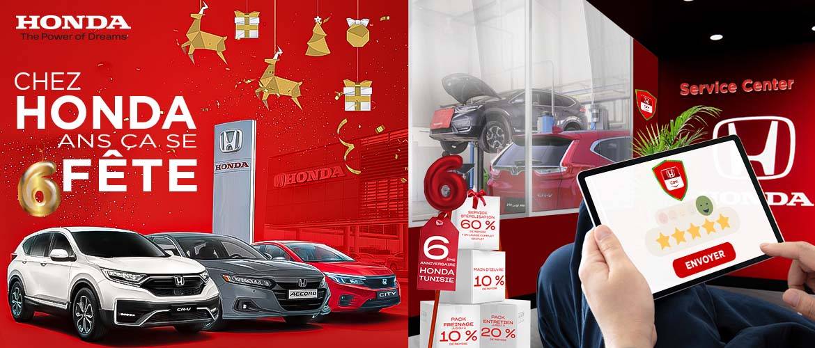 HONDA TUNISIE fête son 6ème anniversaire avec ses clients !