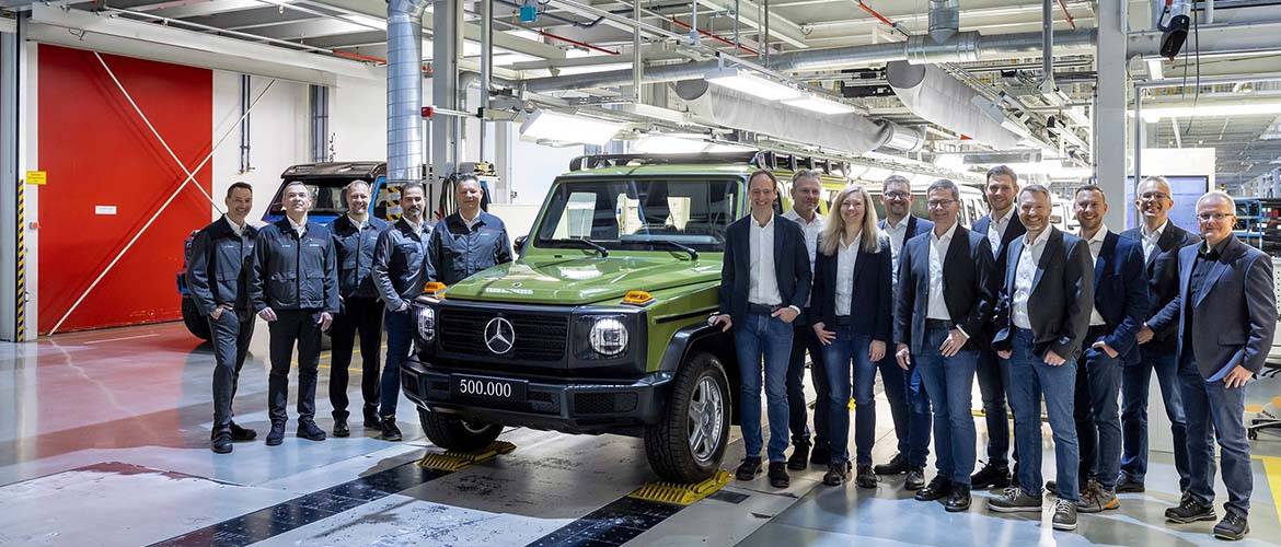 La 500 000e Mercedes-Benz Classe G : l’anniversaire d’une icône