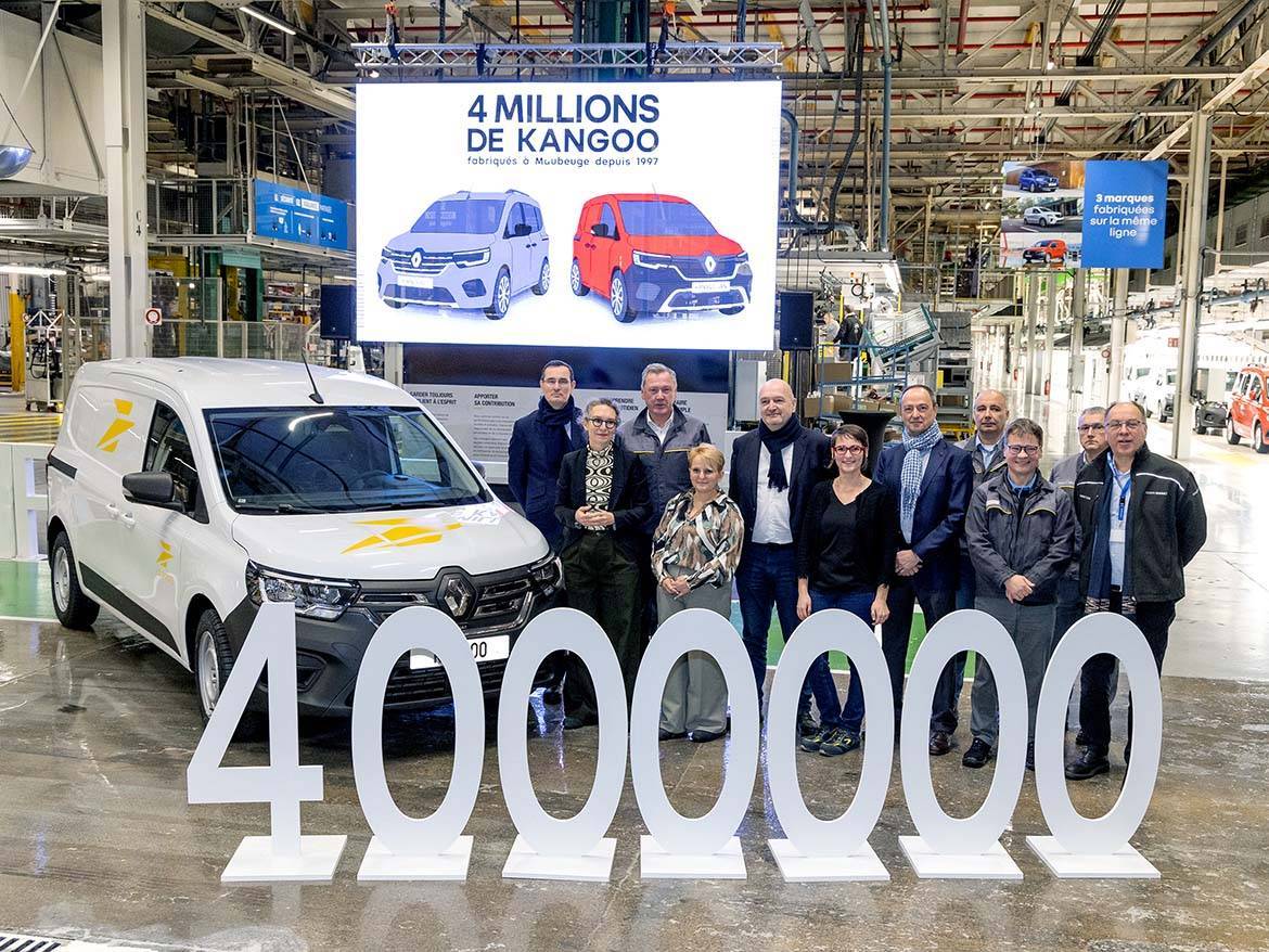 4 millionnième Renault Kangoo produit à Maubeuge