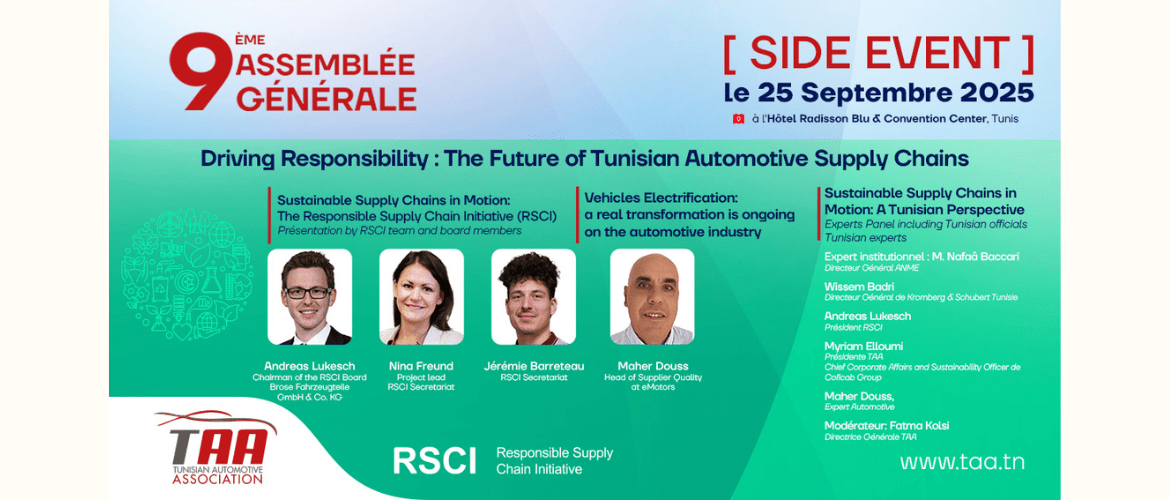 Driving Responsibility-The Future of Tunisian Automotive Supply Chains-25 septembre 2025-TAA.