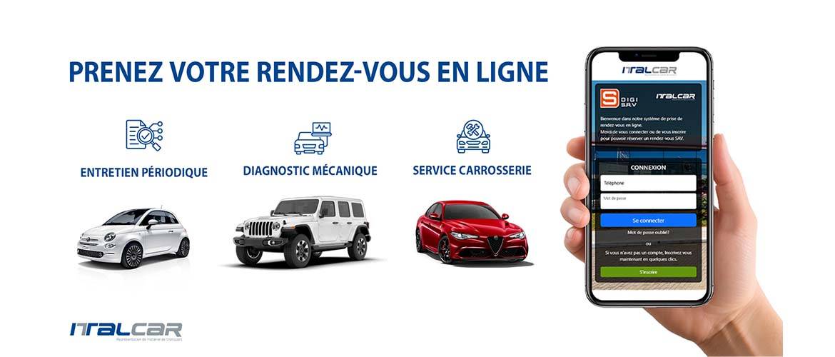 Italcar lance une plateforme de rendez-vous en ligne